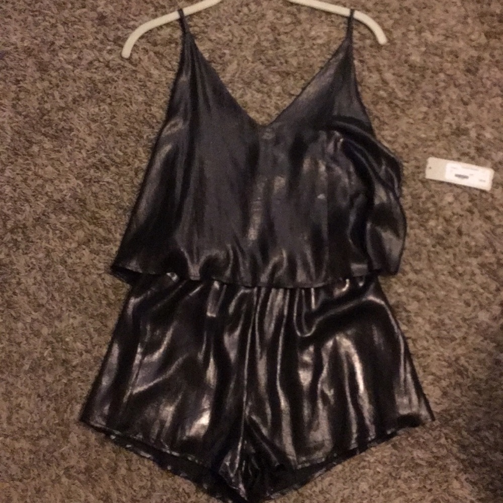 Metallic Romper